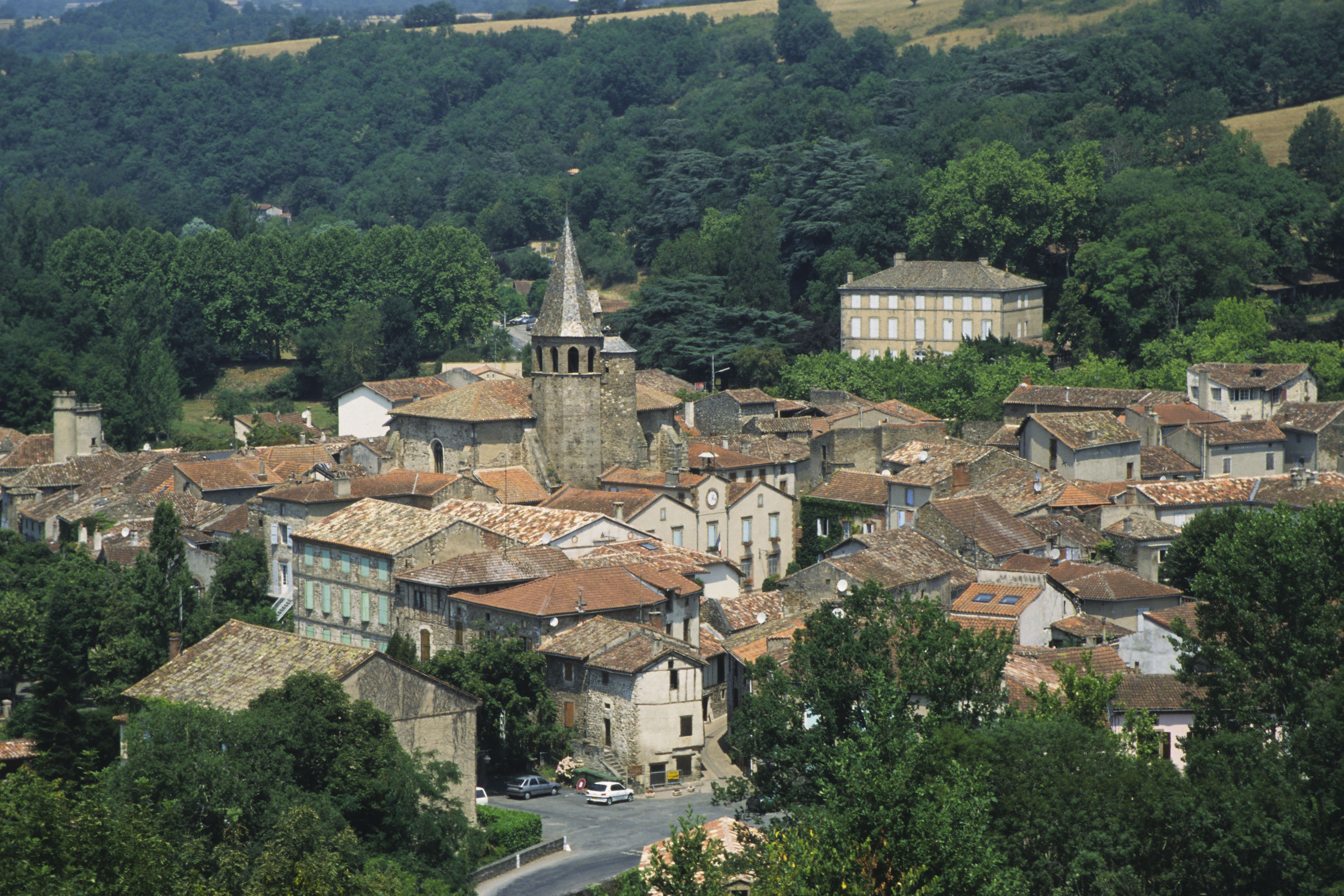 Le village du Monestiés - vue d'ensemble