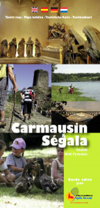Carte touristique en langues étrangères du Ségala tarnais